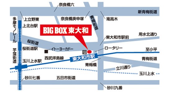 BIGBOXアクセス